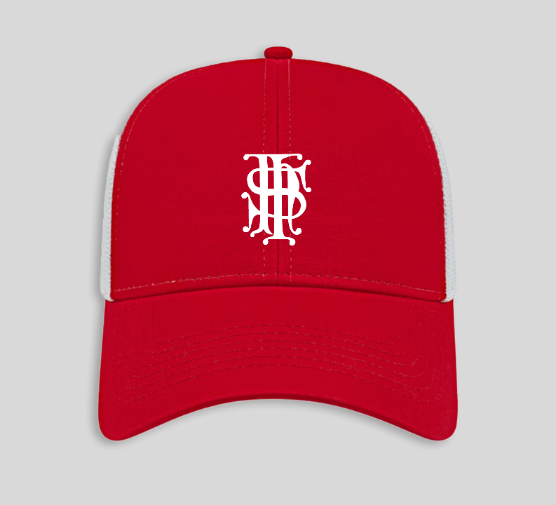 Red & White Trucker