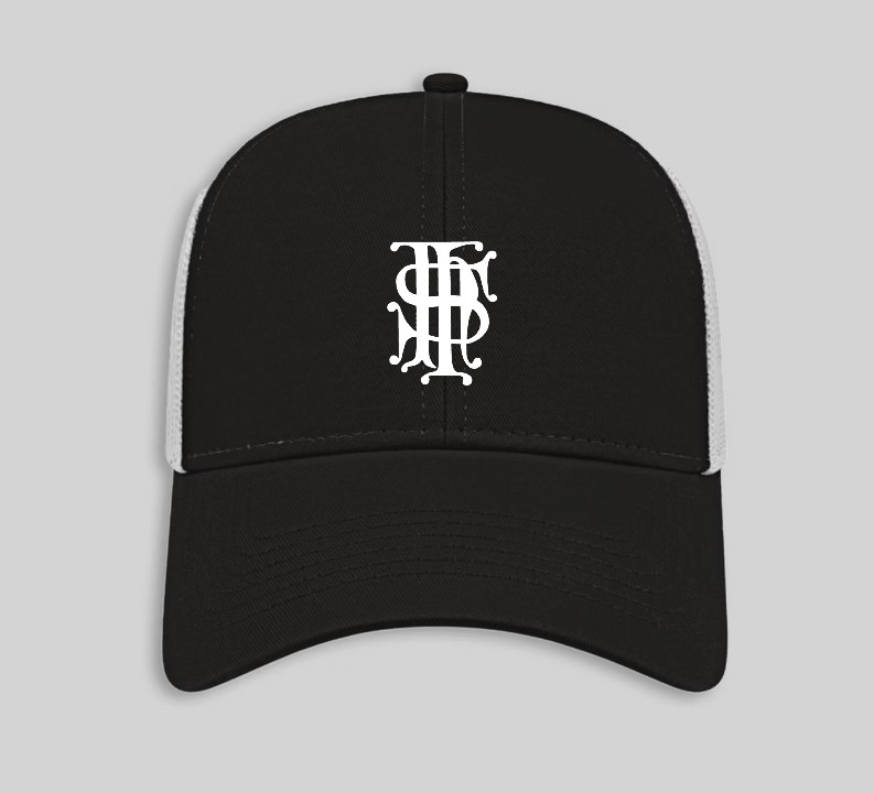 Black & White Trucker Hat