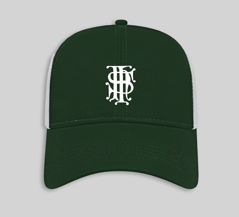 Forest & White Trucker Hat