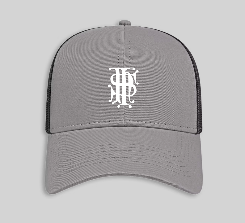 Gray & Black Trucker Hat