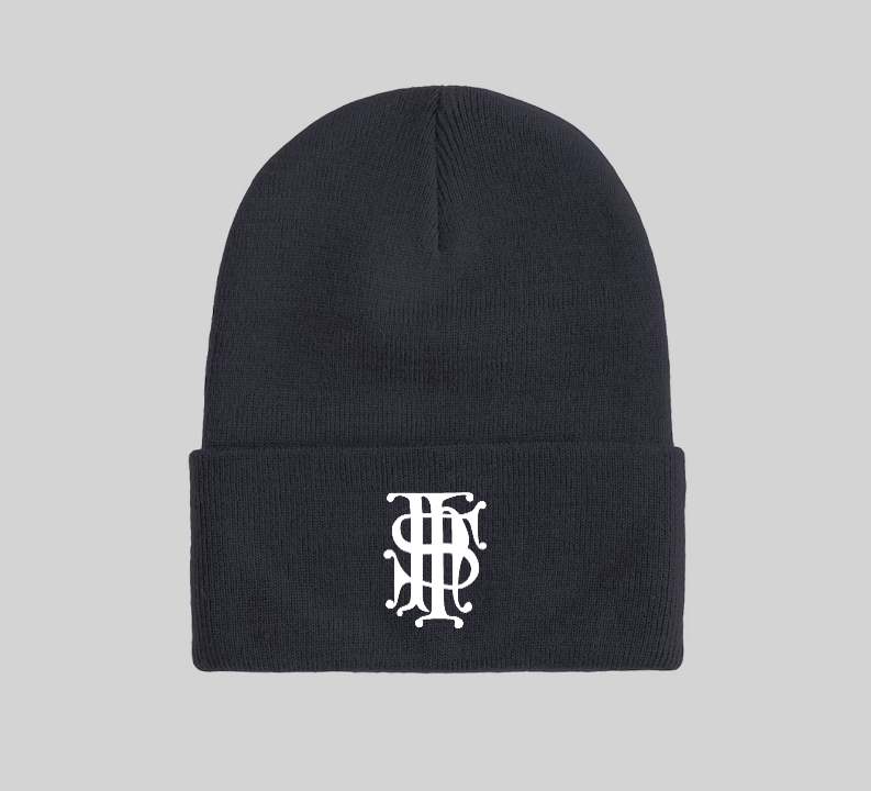 Navy Fleece-Lined Beanie