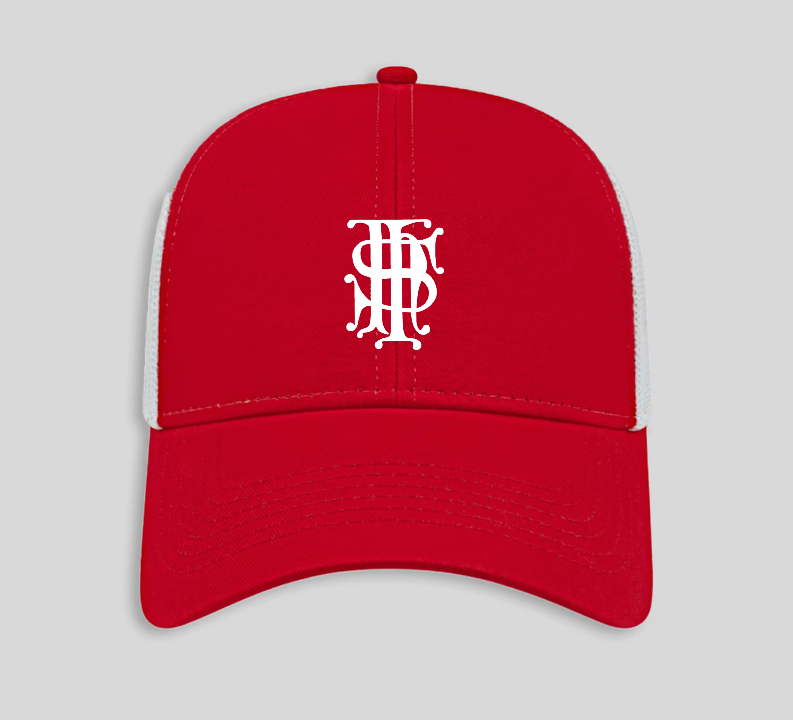 Red & White Trucker Hat