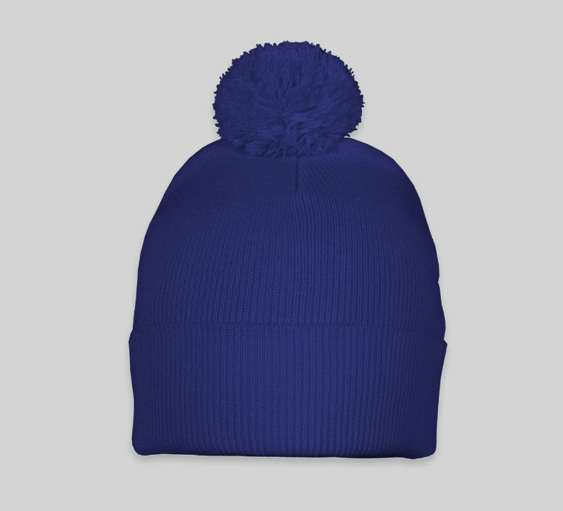 Royal Pom-Pom Beanie