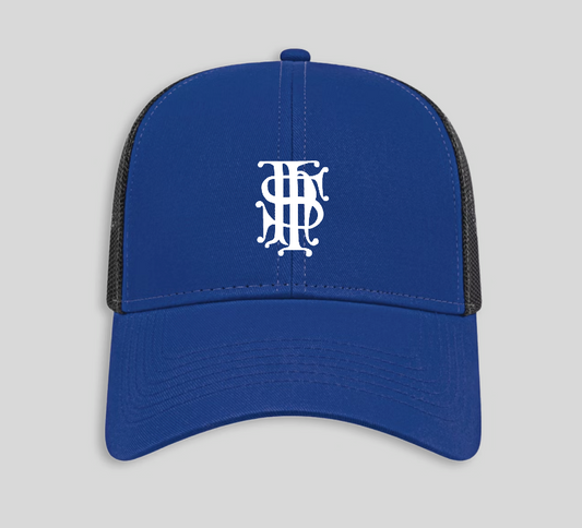 Royal & Black Trucker Hat