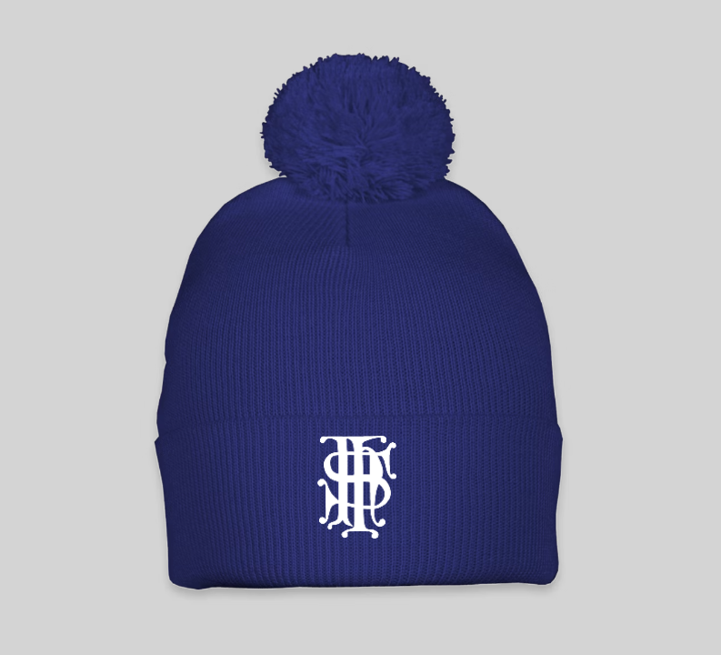 Royal Pom-Pom Beanie