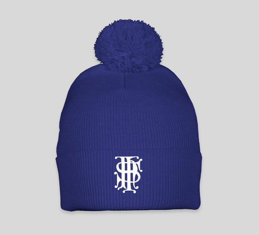 Royal Pom-Pom Beanie