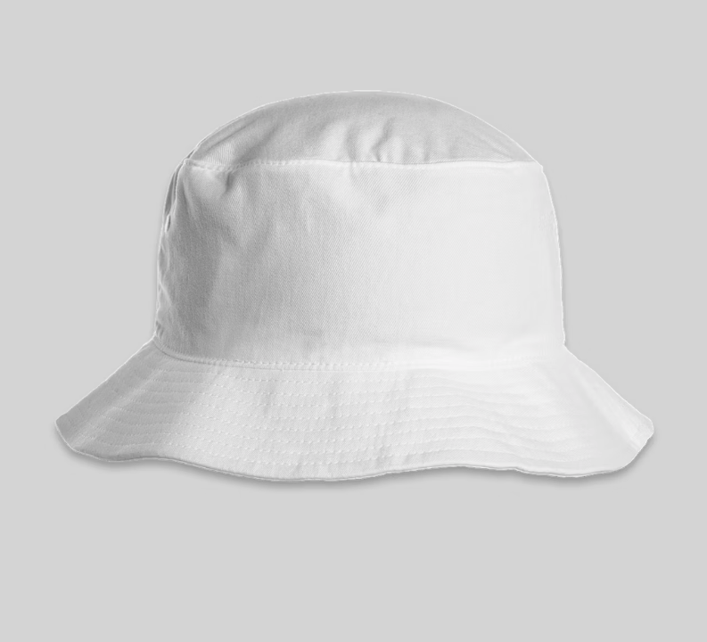 White Bucket Hat